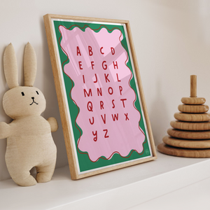 
                  
                    Load image into Gallery viewer, Alphabet Chart (blue) - digital download
                  
                
